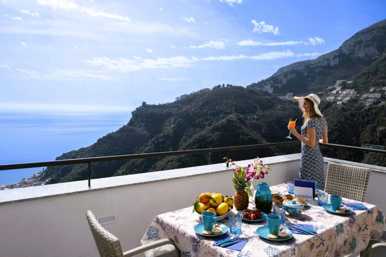 Amalfi Sea View Villa Скала Екстериор снимка