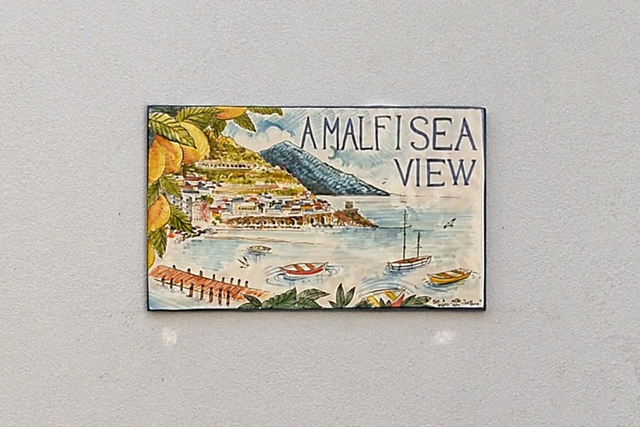 Amalfi Sea View Villa Скала Екстериор снимка